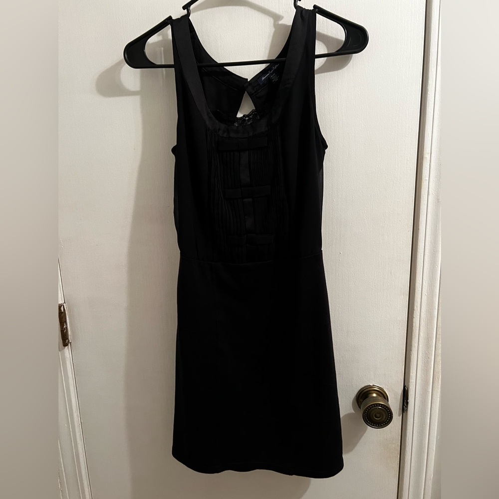 American Eagle Outfitters Black Backless Dress